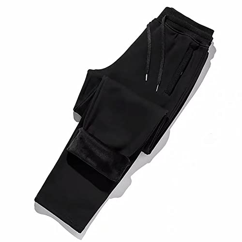 Oniissy Herren-Jogginghose aus Fleece, Trainingshose, super warm, Trainingshose, verstellbar, elastische Taille, Sport, Freizeit, Fitnessstudio, Workout, Sweatpants von Oniissy