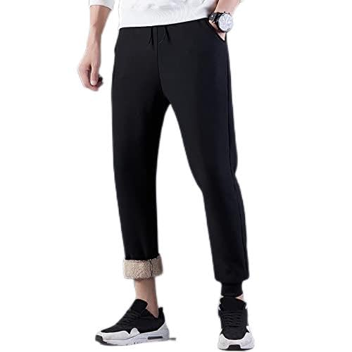 Oniissy Jogginghose Herren,Winter Warm Mid Waist Hose Casual mit Taschen Sweatpants Herren Hose,Jogger Männer Modern, Baumwolle Jungen Slim Fit Freizeithose,Sporthose,Training,Trainingshose von Oniissy