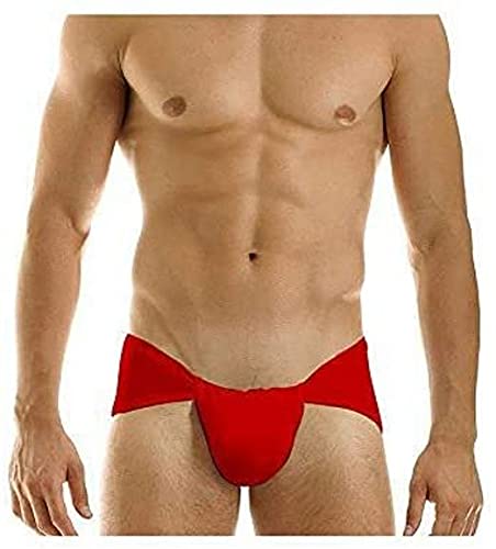 Online India Traditionelle indische Unterwäsche Langot Lankot Lankot Lendentuch Supporter Lendenschurt, Baumwolle, Rot, 4 Stück, Rot/Ausflug, einfarbig (Getaway Solids), 0 von Online India