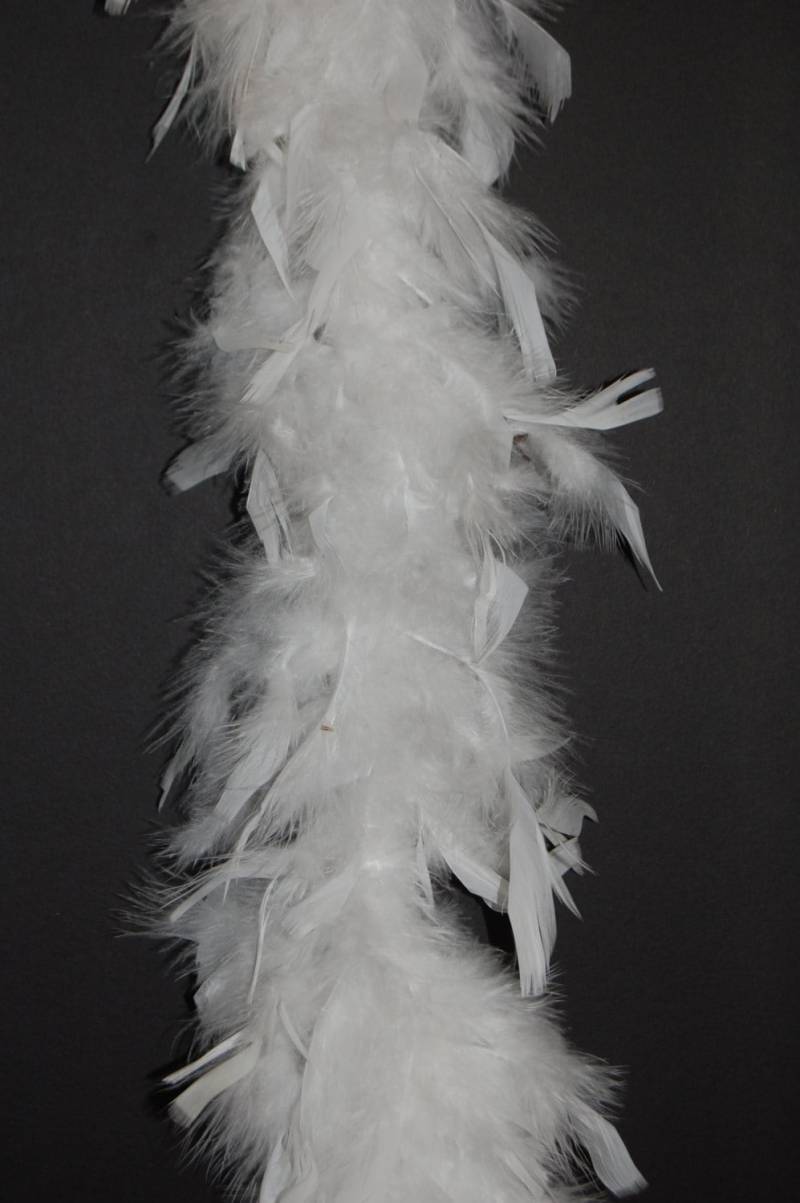 65 Gramm Kronleuchter Feder Boa 72" Bright White von OnlineFeathers