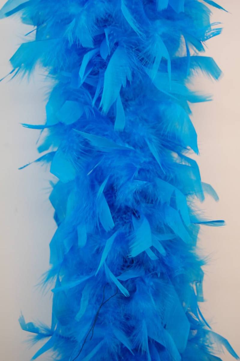 80 Gramm Kronleuchter Feder Boa 72" Türkis von OnlineFeathers