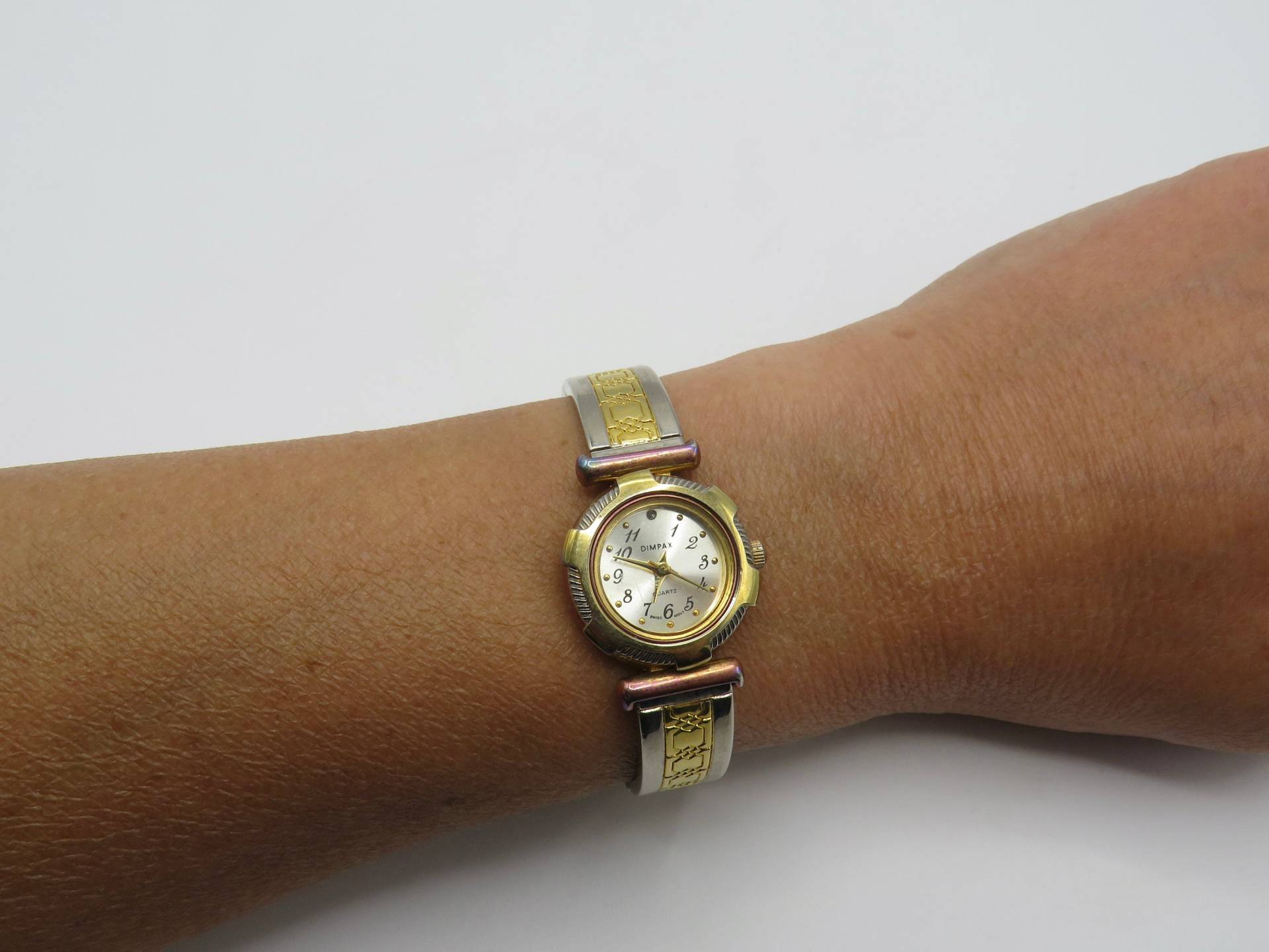 Vintage Damenuhr/Kleiduhr Zweifarbig Swiss Quartz Uhr Damen Kleid Geschenk Für Sie von OnlineRetroEmporium