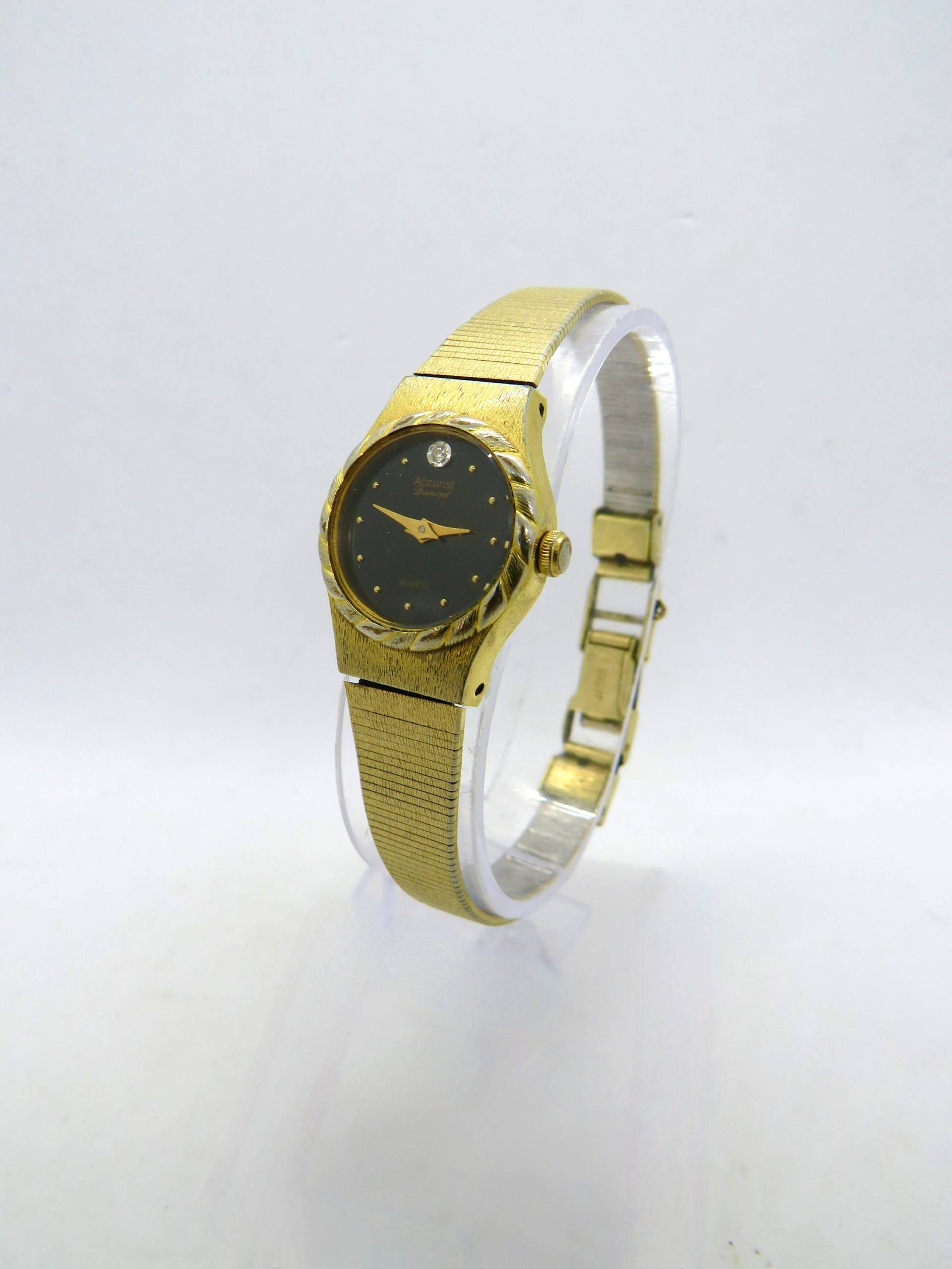 Vintage Diamant Uhr/Armbanduhr Armband Sport Damenuhr von OnlineRetroEmporium