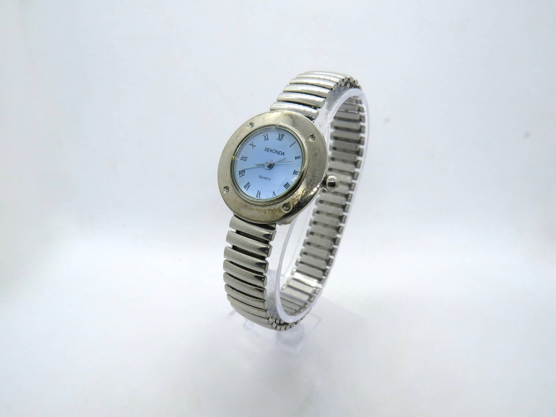 Vintage Uhr/Damen Sekonda Expandierbare Blaue Zifferblatt Quarzuhr Taucheruhr Damenuhr Geschenk Für Sie von OnlineRetroEmporium