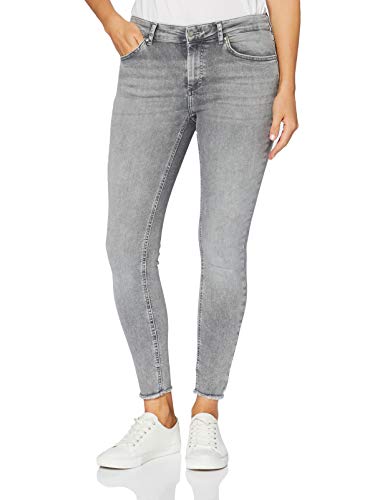 Only Carmakoma Damen Carwilly Life Reg Sk Ank Jn Rea0918 Noos Jeans, Grey Denim, 42W / 32L EU von ONLY Carmakoma