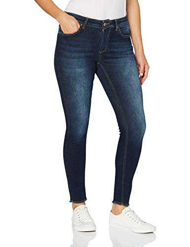 Only Carmakoma Damen Carwilly Life Reg Sk Ank Raw Rea4342noos Jeans, Dark Blue Denim, 46W / 34L EU von ONLY Carmakoma