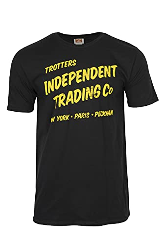 Only Fools and Horses Offizielles T-Shirt, mit Schriftzug „Trotters Independent Traders“ Gr. XL, Schwarz von Only Fools and Horses