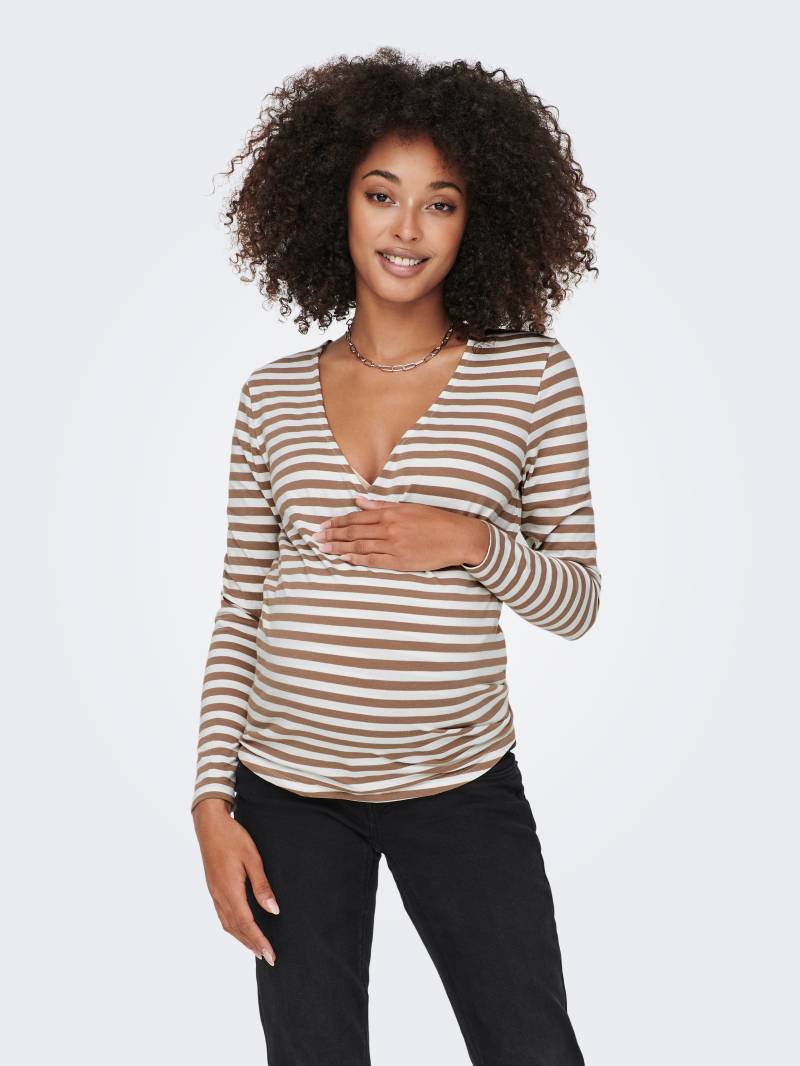 ONLY MATERNITY Umstandsshirt "OLMJOY L/S WRAP TOP JRS" ONLY MATERNITY Umstandsshirt "OLMJOY L/S WRAP TOP JRS" von Only Maternity
