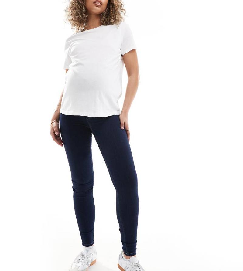 ONLY Maternity - Rain - Umstands-Jeggings in Dunkelblau von Only Maternity