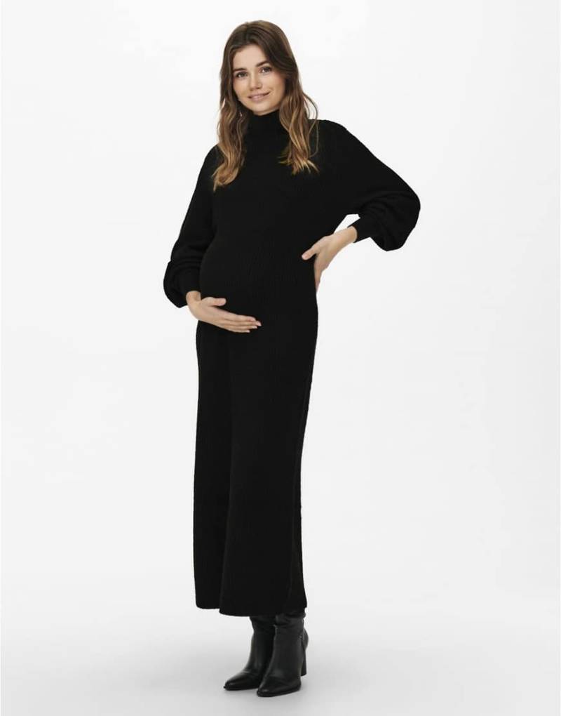 ONLY Maternity - Strickkleid in Schwarz 1 von Only Maternity