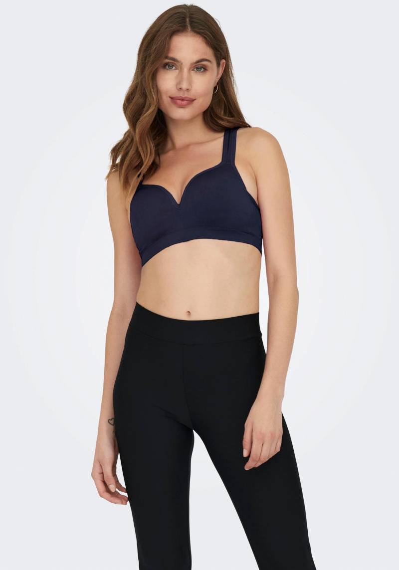 ONLY Play Sport-BH "ONPMARTINE CIR SPORTS BRA", mit eingearbeiteten Cups - seamless von Only Play