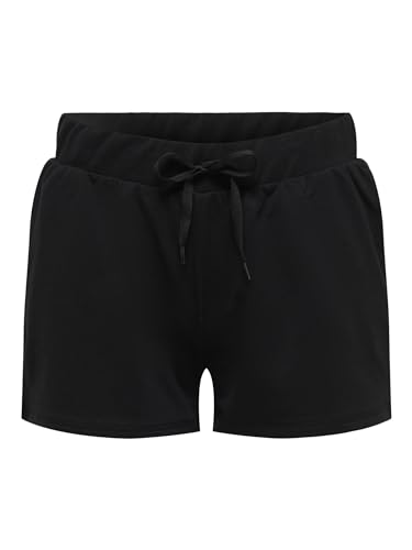 ONLY Damen ONPAYNA MW Train SWT NOOS Shorts, Print:W. Black & RED Black, m von ONLY