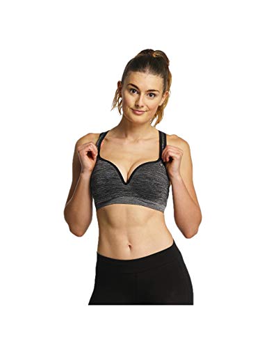 Only Play Damen Onpmartine sømløs sports-bh Opus Sport BH, Black 1, L EU von ONLY