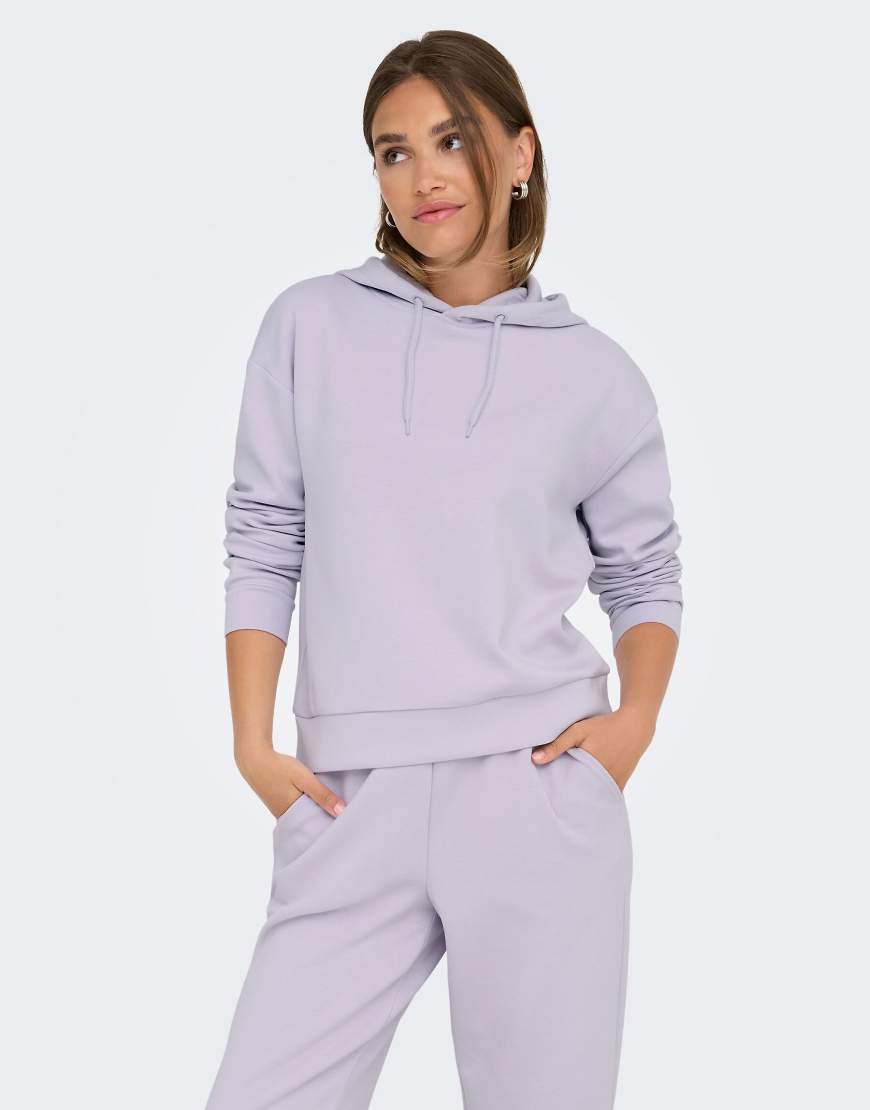 Only Play - Kapuzenpullover in Evening Haze-Neutral von Only Play