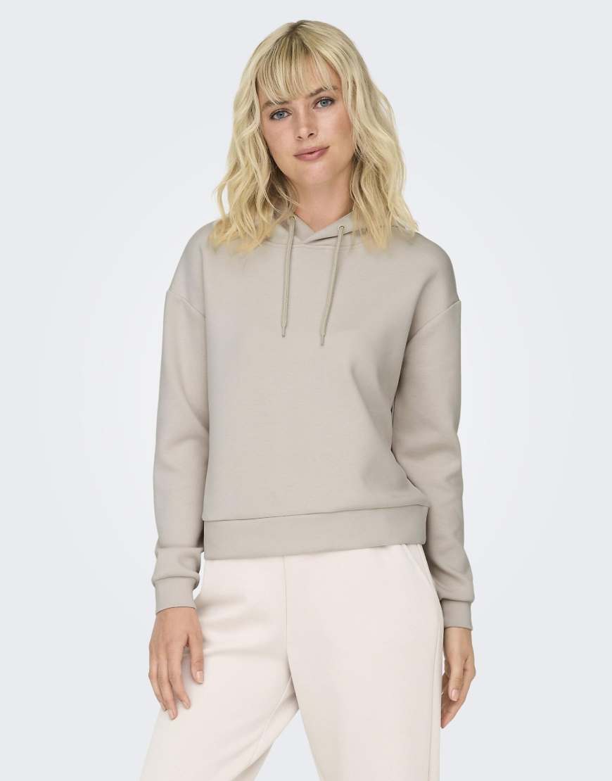 Only Play - Kapuzenpullover in Pumice Stone-Bunt von Only Play