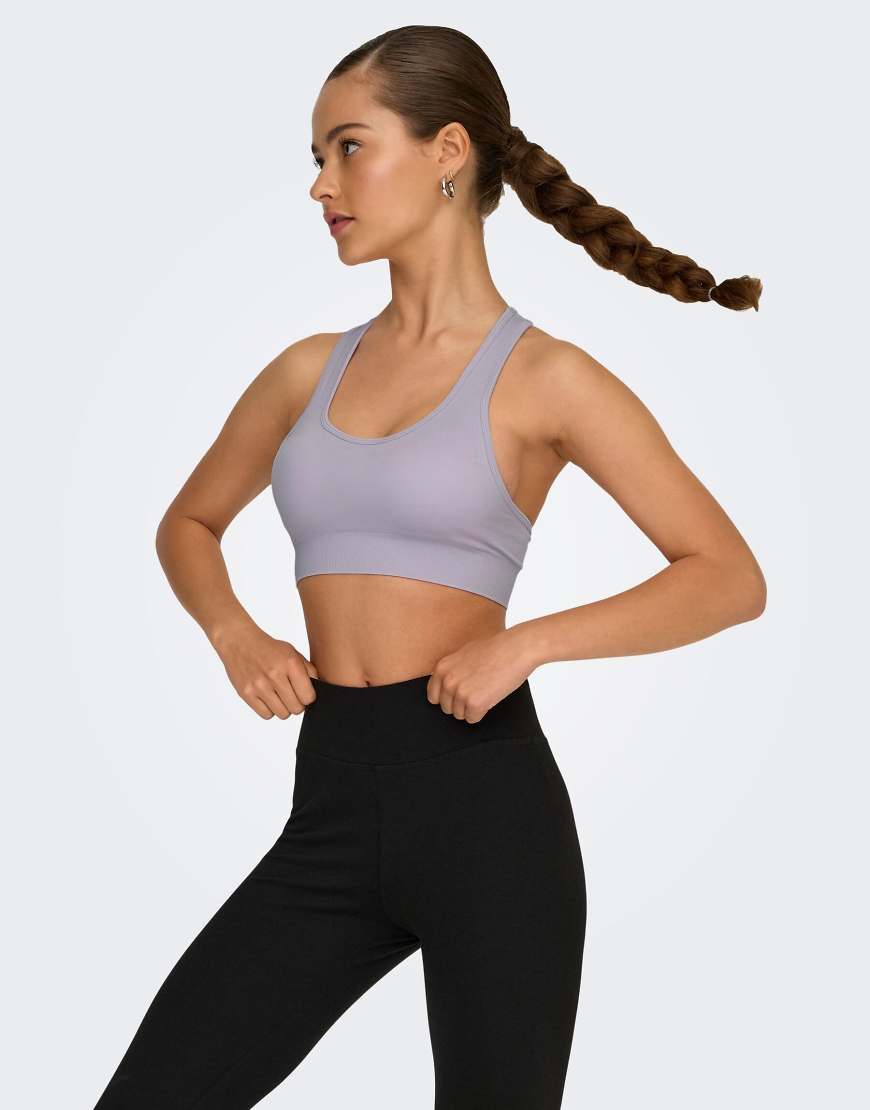 Only Play - Sport-BH in Evening Haze-Neutral von Only Play