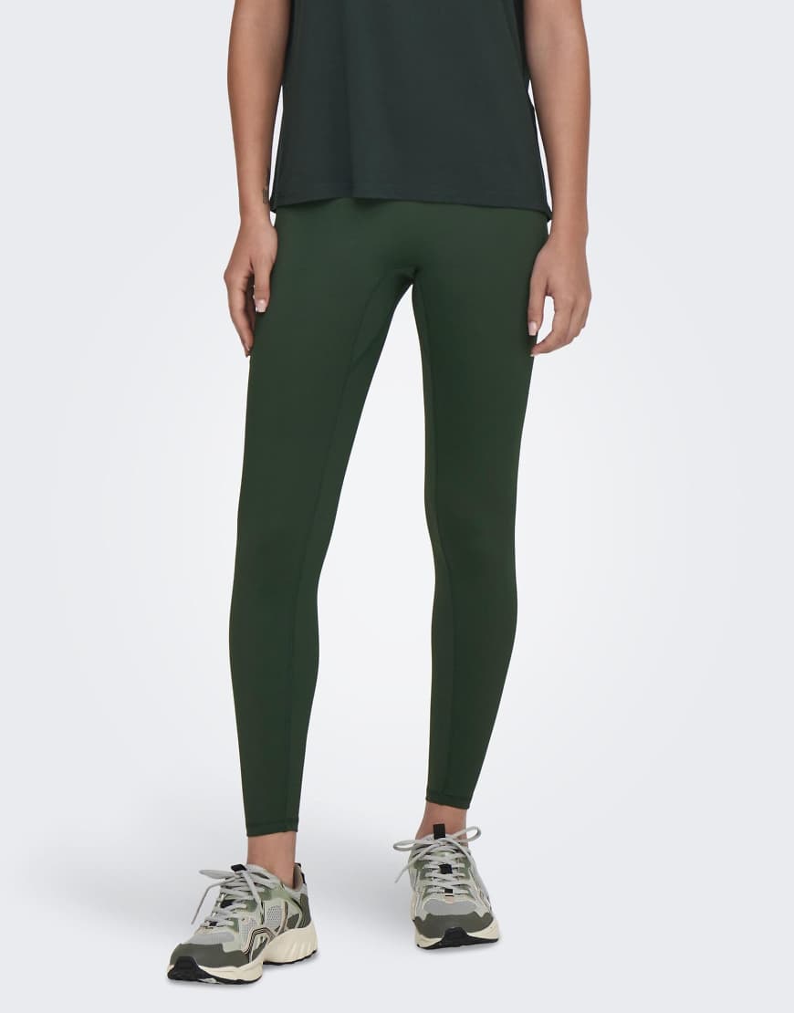 Only Play - Sport-Leggings in Skarabäus-Blau von Only Play