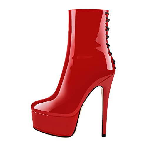 Only maker Damen Stiefeletten Kurzschaft Stiefel mit Trapetzförmigem Absatz Winterschuhe Herbst Abendschuhe Weiß EU 44 Only maker Damen Stiefeletten Kurzschaft Stiefel mit Trapetzförmigem Absatz Winterschuhe Herbst Abendschuhe Weiß EU 44 von Only maker