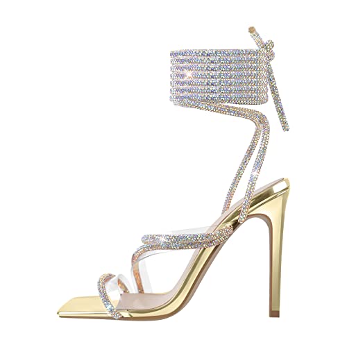 Only maker Offene Zehen Sandalen mit Pfennigabsatz Partyschuhe High Heels Absatzschuhe Stilettos Sommersandaletten Gold EU 38 Only maker Offene Zehen Sandalen mit Pfennigabsatz Partyschuhe High Heels Absatzschuhe Stilettos Sommersandaletten Gold EU 38 von Only maker