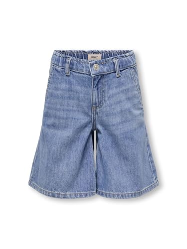 Only & Kids Damen Kogcomet Wide Long Shorts DNM Dia Noos, Light Blue Denim, 152 von Only & Kids