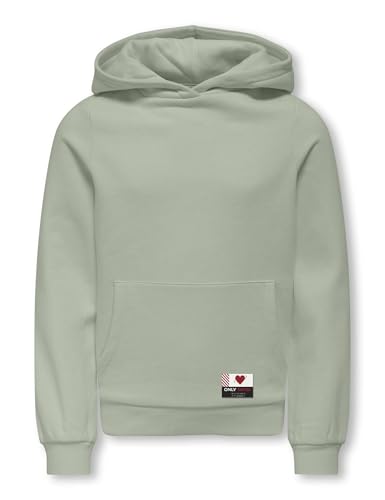 Only & Kids Damen Kognoomi-Vinta Label Ls Hood Cs SWT Noos, Desert Sage, 158-164 von Only & Kids