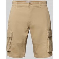 Only & Sons Regular Fit Bermudas aus Baumwoll-Mix Modell 'CAM STAGE' in Beige, Größe XXL von Only & Sons