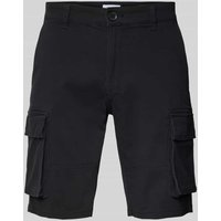 Only & Sons Regular Fit Bermudas aus Baumwoll-Mix Modell 'CAM STAGE' in Black, Größe M Only & Sons Regular Fit Bermudas aus Baumwoll-Mix Modell 'CAM STAGE' in Black, Größe M von Only & Sons