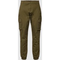 Only & Sons Cargohose mit elastischem Beinabschluss Modell 'CANS STAGE' in Khaki, Größe 32/30 von Only & Sons