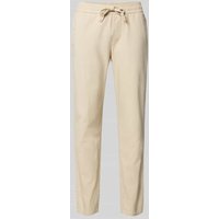 Only & Sons Cropped Stoffhose aus Leinen-Mix Modell 'LINUS' in Kitt, Größe XXL von Only & Sons