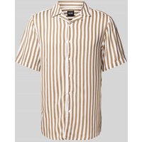 Only & Sons Freizeithemd aus Viskose mit Reverskragen Modell 'WAYNE' in Beige, Größe XXL von Only & Sons
