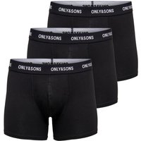 Only & Sons Herren Boxershorts ONSFIT TRUNK 3er Pack von Only & Sons