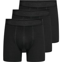 Only & Sons Herren Boxershorts ONSFITZ SOLID BLACK TRUNK 3er Pack Only & Sons Herren Boxershorts ONSFITZ SOLID BLACK TRUNK 3er Pack von Only & Sons