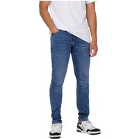 Only & Sons Herren Jeans ONSLOOM SLIM 6756 - Slim Fit - Blau - Medium Blue Denim von Only & Sons