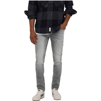 Only & Sons Herren Jeans ONSLOOM SLIM GREY 3227 - Slim Fit - Grau - Grey Denim von Only & Sons
