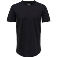 Only & Sons Herren Rundhals T-Shirt ONSBENNE LONGY - Regular Fit von Only & Sons