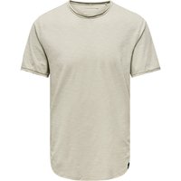 Only & Sons Herren Rundhals T-Shirt ONSBENNE LONGY - Regular Fit von Only & Sons