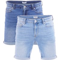 Only & Sons Jeans Shorts Herren ONSPLY Regular Fit 2er Pack von Only & Sons