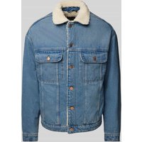 Only & Sons Jeansjacke mit Kentkragen Modell 'WILSON' in Jeansblau, Größe XXL von Only & Sons
