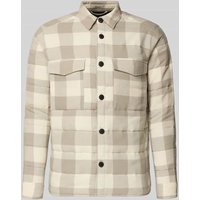 Only & Sons Regular Fit Hemdjacke aus reiner Baumwolle Modell 'GUDMUND' in Ecru, Größe XL von Only & Sons