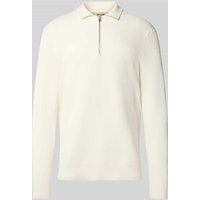 Only & Sons Regular Fit Strickpullover aus Baumwoll-Mix Modell 'PHIL' in Offwhite, Größe XL von Only & Sons