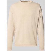 Only & Sons Relaxed Fit Strickpullover mit Baumwoll-Anteil Modell 'JOB' in Beige, Größe XXL von Only & Sons