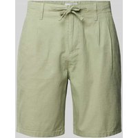 Only & Sons Regular Fit Shorts aus Baumwoll-Mix mit Leinen-Anteil Modell 'LARGO' in Oliv, Größe M Only & Sons Regular Fit Shorts aus Baumwoll-Mix mit Leinen-Anteil Modell 'LARGO' in Oliv, Größe M von Only & Sons