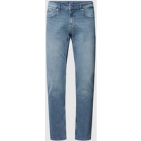 Only & Sons Slim Fit Jeans mit Label-Patch Modell 'Loom' in Mittelgrau, Größe 28/30 von Only & Sons