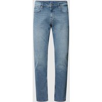Only & Sons Slim Fit Jeans mit Label-Patch Modell 'Loom' in Mittelgrau, Größe 29/34 von Only & Sons