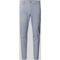 Only & Sons Slim Fit Stoffhose mit Gürtelschlaufen Modell 'MARK' in Silber, Größe 34/32 von Only & Sons