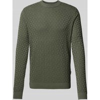Only & Sons Strickpullover mit Strukturmuster Modell 'KALLE' in Oliv, Größe XXL von Only & Sons