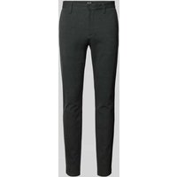 Only & Sons Tapered Fit Stoffhose mit Glencheck-Muster Modell 'MARK' in Oliv, Größe 33/34 von Only & Sons