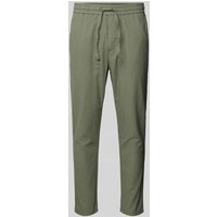 Only & Sons Cropped Stoffhose aus Leinen-Mix Modell 'LINUS' in Gruen, Größe L von Only & Sons