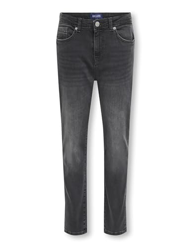 Only & sons junior Jungen Osjyoke Tapered Jax Wb 2845 Azg DNM Noos, Washed Black, 116 EU von Only & sons junior