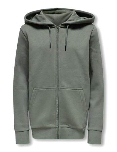 Only & sons junior Jungen Osjceres Zip THR. Hoodie SWT Noos, Castor Gray, 134-140 EU von Only & sons junior